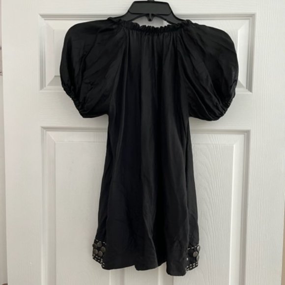 DKNYC Peasant Tunic with Beading Size 2 - Picture 4 of 5